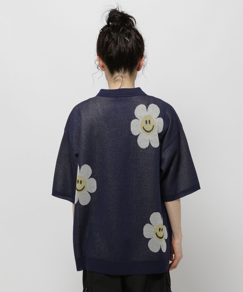 WIGGLE WIGGLE（ウィグルウィグル）の「【wiggle wiggle(ウィグルウィグル)】コラボ モチーフZIPシャツ（シャツ/ブラウス・レディース・アイボリー/グリーン/ネイビー・FREE）」の15枚目の写真