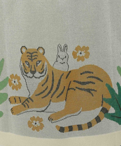 WIGGLE WIGGLE（ウィグルウィグル）の「【wiggle wiggle(ウィグルウィグル)】コラボ モチーフZIPシャツ（シャツ/ブラウス・レディース・アイボリー/グリーン/ネイビー・FREE）」の22枚目の写真