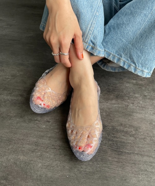 驚きの価格が実現！ MEDUSE/メデュース] JUTAM グリッターラバーサンダル（サンダル 靴