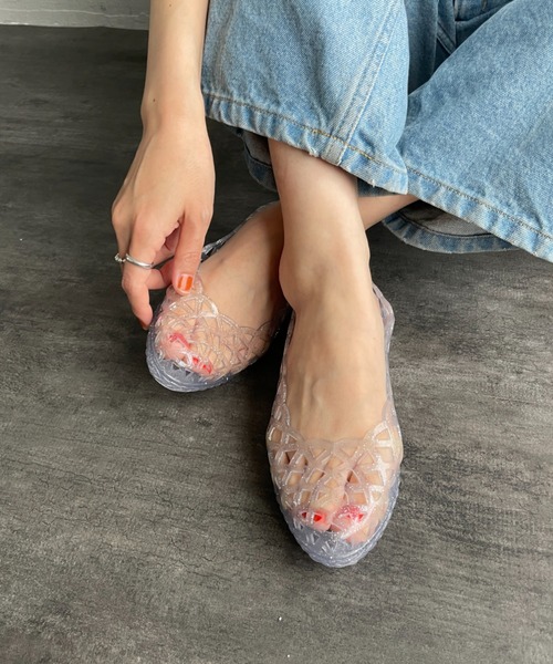激安/新作 MEDUSE/メデュース] JUTAM グリッターラバーサンダル（サンダル 靴