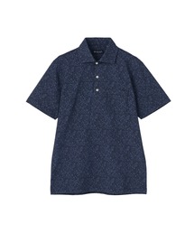 ETRO フローラルポロシャツ Mサイズ　花柄　黒　ハイビスカス　半袖 ETRO フローラルポロシャツ Mサイズ 花柄 黒 ハイビスカス 半袖