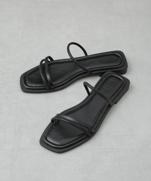 【ALDO】上品★クリア・ラインストーン★ストラッピー・サンダル ラインストーンクリアサンダル 【ss-14】 | Liu-＆25°C