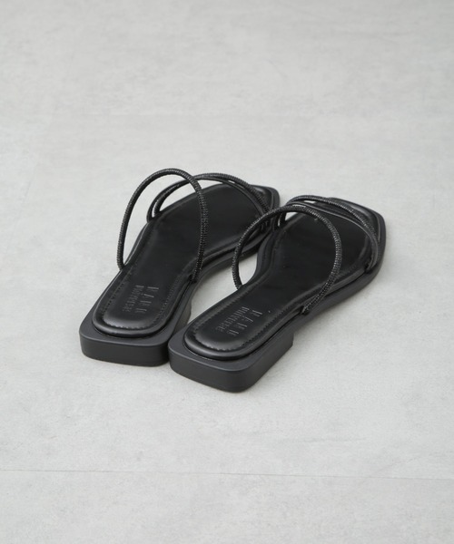 NANO universe（ナノユニバース）の「ラインストーン細ストラップサンダル（サンダル・レディース・ブラック/ゴールド/シルバー・38/37/36）」の11枚目の写真