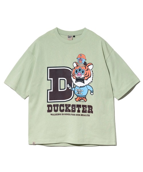 go slow caravan(ゴースローキャラバン)の「Duckster/ダックスター DS×ART JUNKIE コラボS/STEE《BUTIGER》(Tシャツ/カットソー・メンズ・ホワイト/ブラック/セージグリーン・LARGE/MEDIUM/X-LARGE)」の22枚目の写真