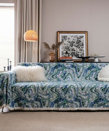 REBALANCE（リバランス）の「レトロ花柄ソファークロス　140ⅹ180cm（インテリア雑貨）」