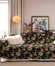 REBALANCE（リバランス）の「レトロ花柄ソファークロス　140ⅹ180cm（インテリア雑貨）」