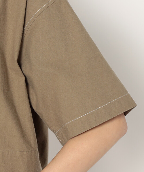 DANTON(ダントン)の「WOMEN'S HORSE CLOTH WORK SHIRT(シャツ/ブラウス・レディース・ダークネイビー/グリーン/グレイッシュベージュ/ブルー・38/36)」の15枚目の写真