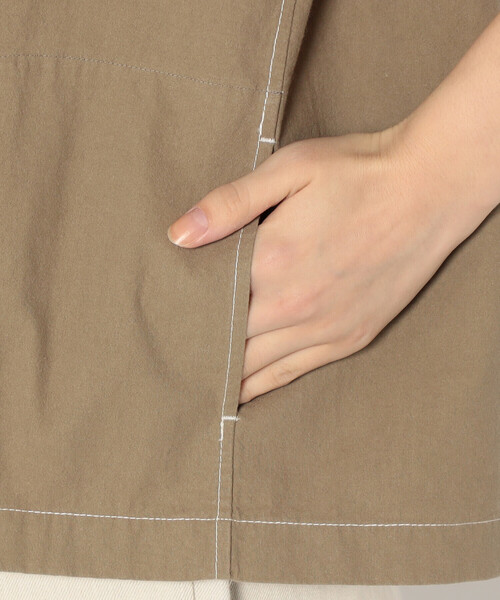 DANTON(ダントン)の「WOMEN'S HORSE CLOTH WORK SHIRT(シャツ/ブラウス・レディース・ダークネイビー/グリーン/グレイッシュベージュ/ブルー・38/36)」の17枚目の写真