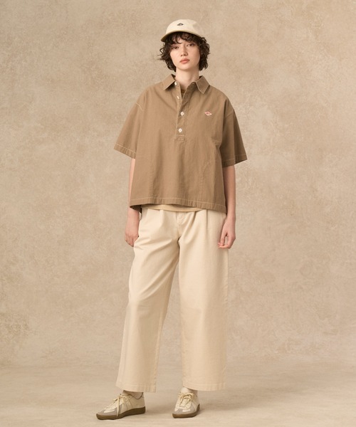 DANTON(ダントン)の「WOMEN'S HORSE CLOTH WORK SHIRT(シャツ/ブラウス・レディース・ダークネイビー/グリーン/グレイッシュベージュ/ブルー・38/36)」の6枚目の写真