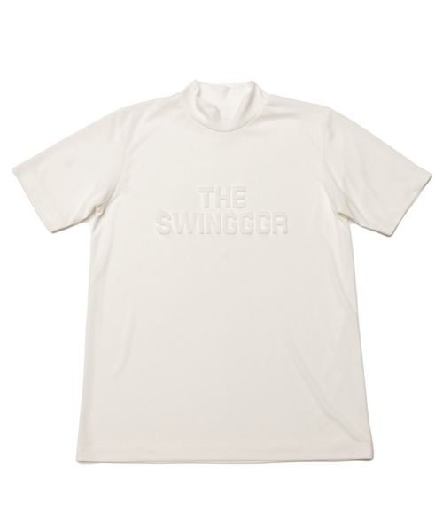 SWINGGGR(スウィンガー)の「SWINGGGR/スウィンガー/EMBOSS MOCKNECK(Tシャツ/カットソー・メンズ・ホワイト/オリーブ/ブラック・2/3/4/1)」の3枚目の写真