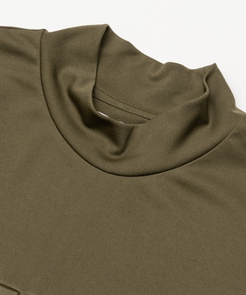 SWINGGGR(スウィンガー)の「SWINGGGR/スウィンガー/EMBOSS MOCKNECK(Tシャツ/カットソー・メンズ・ホワイト/オリーブ/ブラック・2/3/4/1)」の20枚目の写真
