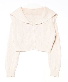 STUDIOUS - TAN Studious 別注　レースアンドニットペアトップス　完売商品 STUDIOUS - TAN Studious 別注 レースアンドニットペアトップス