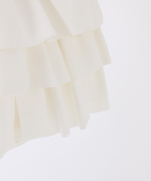 one after another NICE CLAUP（ワンアフターアナザーナイスクラップ）の「セットアップで着れる/カットフリルショートパンツ（その他パンツ・レディース・オフホワイト/ピンク/チャコールグレー/杢グレー・FREE）」の10枚目の写真