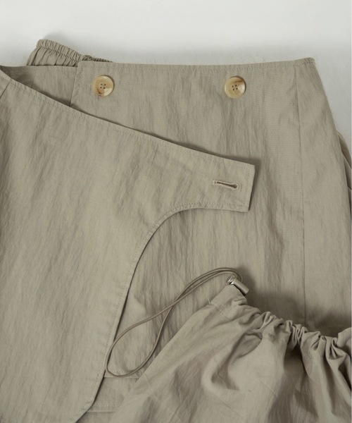 lawgy（ラウジー）の「multiway set pants / マルチウェイセットパンツ（その他パンツ・レディース・チャコール/カーキ・FREE）」の9枚目の写真