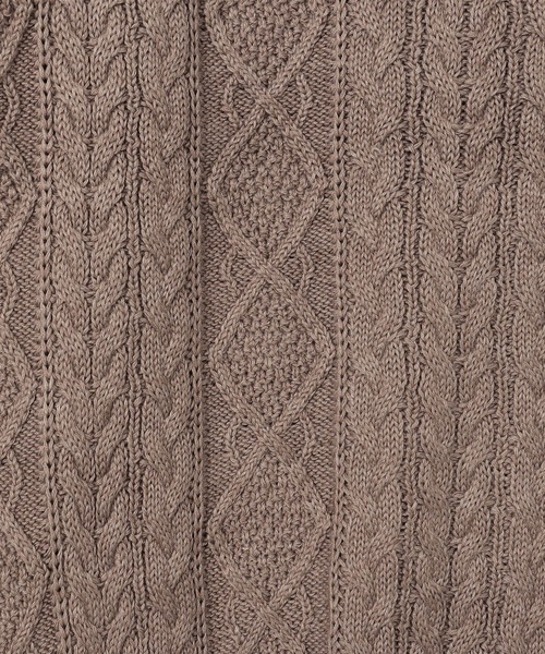 Grand PARK（グランドパーク）の「ドッキングジップカーディガン（カーディガン/ボレロ・レディース・杢グレー/チャコールグレー/モカ/アイボリー・FREE）」の9枚目の写真