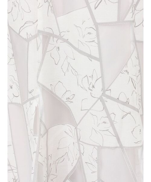 MERCURYDUO(マーキュリーデュオ)の「ジオメトリックオパールフレアスカート(スカート・レディース・ブラウン/オフホワイト・SMALL/MEDIUM)」の4枚目の写真