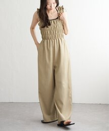 VENCEEXCHANGE（ヴァンスエクスチェンジ）の「ヘザーツイルシャーリングサロペット（つなぎ/オールインワン）」