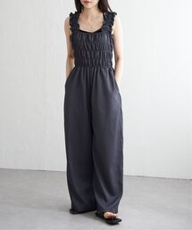 VENCEEXCHANGE | ヘザーツイルシャーリングサロペット(つなぎ/オールインワン)