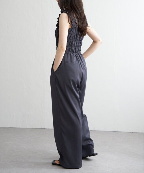 VENCEEXCHANGE（ヴァンスエクスチェンジ）の「ヘザーツイルシャーリングサロペット（つなぎ/オールインワン・レディース・ブラウン/アイボリー/ベージュ/ブラック/チャコール・FREE）」の15枚目の写真