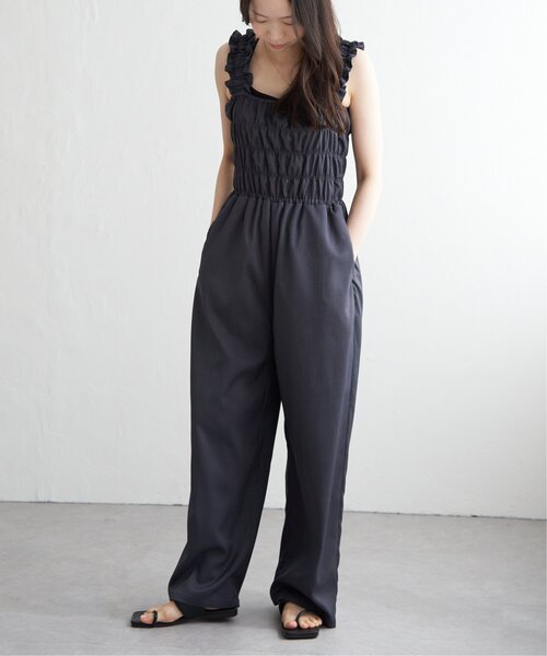 VENCEEXCHANGE（ヴァンスエクスチェンジ）の「ヘザーツイルシャーリングサロペット（つなぎ/オールインワン・レディース・ブラウン/アイボリー/ベージュ/ブラック/チャコール・FREE）」の16枚目の写真