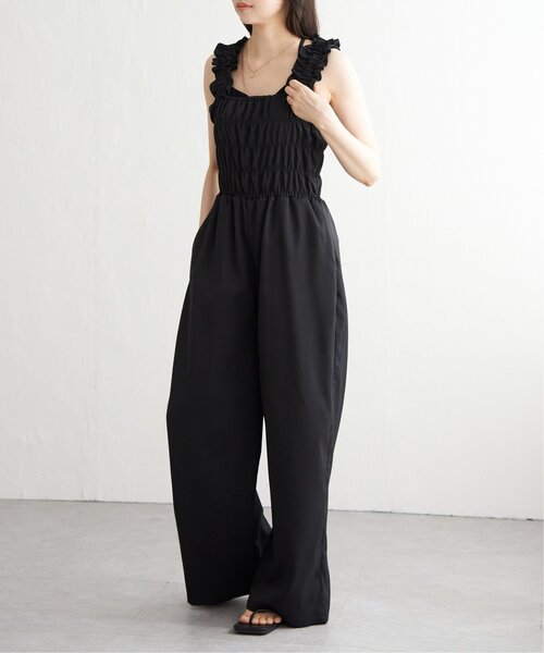 VENCEEXCHANGE（ヴァンスエクスチェンジ）の「ヘザーツイルシャーリングサロペット（つなぎ/オールインワン・レディース・ブラウン/アイボリー/ベージュ/ブラック/チャコール・FREE）」の17枚目の写真