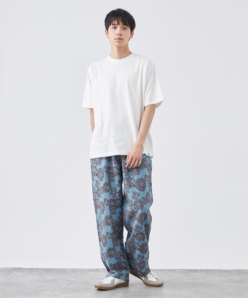 B.C STOCK(ベーセーストック)の「【CALIFORNIA RANCH HOUSE】カットジャガード スリーピングパンツ(スラックス・メンズ・ブラウン/ブルー系その他/ネイビー/ブラック・FREE)」の17枚目の写真