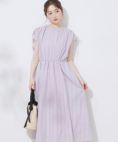 couture brooch（クチュールブローチ）の「【大人可愛い】カラミチェック サマードレス（ワンピース・レディース・オリーブ/パープル/ブラウン系その他・36/38/42）」の20枚目の写真