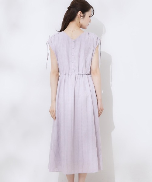 couture brooch（クチュールブローチ）の「【大人可愛い】カラミチェック サマードレス（ワンピース・レディース・オリーブ/パープル/ブラウン系その他・36/38/42）」の9枚目の写真