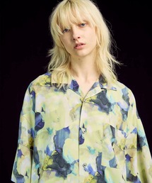 《UNISEX》【LIMITED EDITION】ORIGINAL GRAPHIC Prime-Over Open Collar Short Sleeve Shirt/オリジナルグラフィックプライムオーバーオープンカラーショートスリーブシャツ【MAISON SPECIAL/メゾンスペシャル】