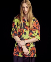 MAISON SPECIAL(]XyV)́sUNISEXtyLIMITED EDITIONzORIGINAL GRAPHIC Prime-Over Open Collar Short Sleeve Shirt/IWiOtBbNvCI[o[I[vJ[V[gX[uVcyMAISON SPECIAL/]XyVz(Vc/uEX)