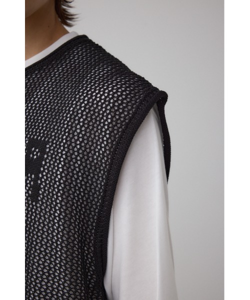 AZUL by moussy(アズールバイマウジー)の「ナンバリングベストセットニット(Tシャツ/カットソー・メンズ・ブラック/グレー・MEDIUM/LARGE)」の10枚目の写真