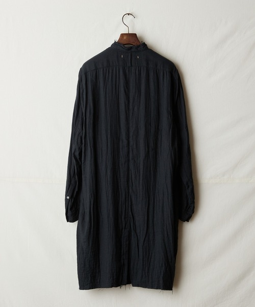 suzuki takayuki(スズキタカユキ)の「frayed coat shirt(シャツ/ブラウス・メンズ・ブラック/ホワイト/グレー・00/01/02)」の6枚目の写真