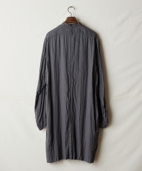 suzuki takayuki(スズキタカユキ)の「frayed coat shirt(シャツ/ブラウス・メンズ・ブラック/ホワイト/グレー・00/01/02)」の5枚目の写真