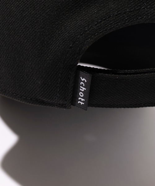 schott（ショット）の「【SCHOTT】COTTON PRINT 5P CAP CBS（キャップ・メンズ・ブラック・FREE）」の3枚目の写真