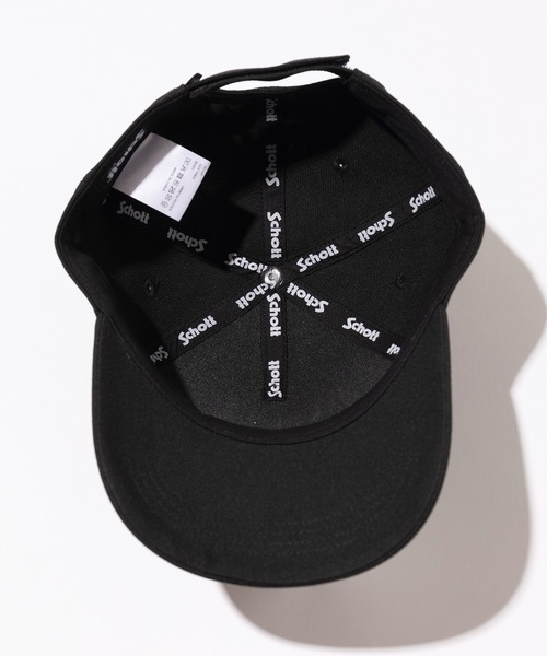 schott（ショット）の「【SCHOTT】COTTON PRINT 5P CAP CBS（キャップ・メンズ・ブラック・FREE）」の5枚目の写真