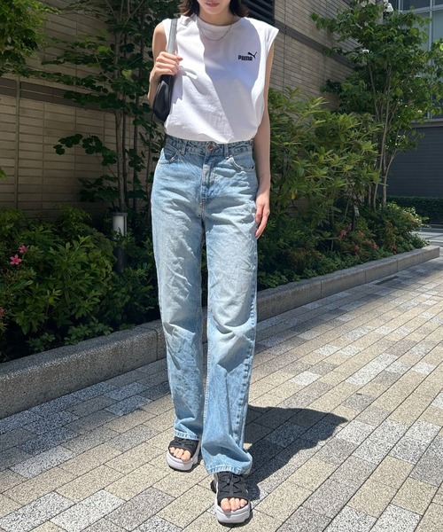 PUMA(プーマ)の「【PUMA】ESS NO.1 ロゴSL Tシャツ(Tシャツ/カットソー・レディース・ホワイト/ブラック・M/L/XL/XXL)」の8枚目の写真