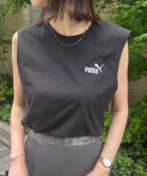 PUMA(プーマ)の「【PUMA】ESS NO.1 ロゴSL Tシャツ(Tシャツ/カットソー・レディース・ホワイト/ブラック・M/L/XL/XXL)」の13枚目の写真