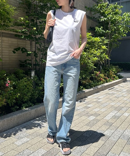 PUMA(プーマ)の「【PUMA】ESS NO.1 ロゴSL Tシャツ(Tシャツ/カットソー・レディース・ホワイト/ブラック・M/L/XL/XXL)」の12枚目の写真