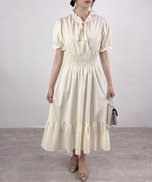 CLOTHY（クロシィ）の「【甘さをひとさじ、上品フェミニンな1枚】レトロワンピース（ワンピース）」