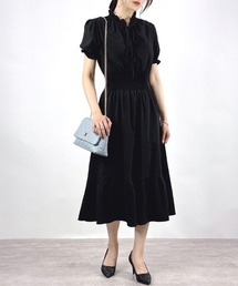 CLOTHY（クロシィ）の「【甘さをひとさじ、上品フェミニンな1枚】レトロワンピース（ワンピース）」