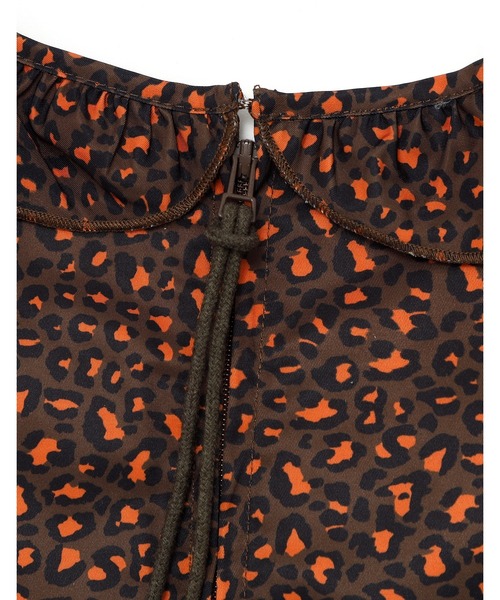 Little sunny bite(リトルサニーバイト)の「《little sunny bite》leopard all in one(つなぎ/オールインワン・レディース・ブラウン/ベージュ/ブルー・MEDIUM/SMALL)」の12枚目の写真