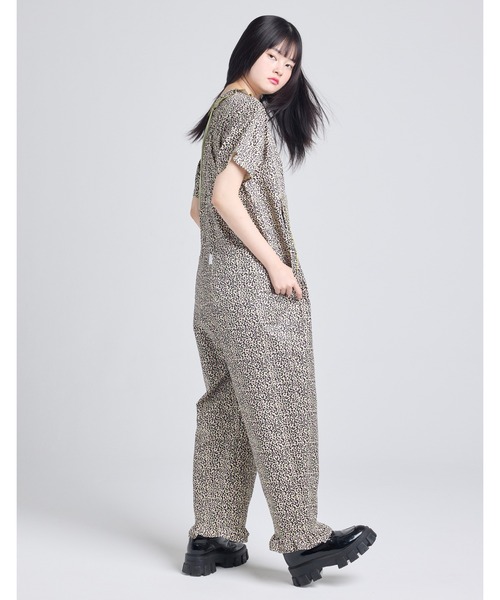 Little sunny bite(リトルサニーバイト)の「《little sunny bite》leopard all in one(つなぎ/オールインワン・レディース・ブラウン/ベージュ/ブルー・MEDIUM/SMALL)」の16枚目の写真