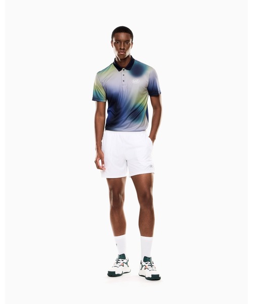 EMPORIO ARMANI EA7（エンポリオアルマーニイーエーセブン）の「【エンポリオ アルマーニ EA7】Tennis Pro ポロシャツ VENTUS7テクニカルファブリック プリント（ポロシャツ・メンズ・ネイビー/ダルブルー系/グリーン・LARGE/MEDIUM/SMALL/X-LARGE/X-SMALL/XX-LARGE）」の5枚目の写真