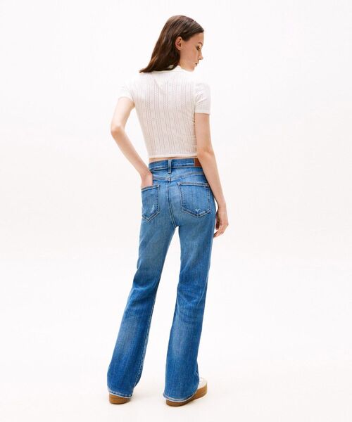 tommy jeans(トミー ジーンズ)の「ポインテルポロセーター(ニット/セーター・レディース・ブラック/ホワイト・MEDIUM/SMALL/X-SMALL)」の8枚目の写真