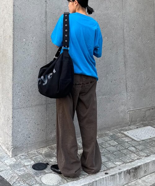 ODD STUDIO（オッドスタジオ）の「【OddStudio】ピグメントバックダメージロゴスウェットパンツ（スウェットパンツ・レディース・ピンク/ブラウン/ブラック・MEDIUM/LARGE）」の17枚目の写真