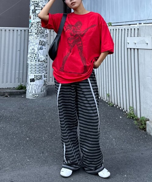 ODD STUDIO（オッドスタジオ）の「【OddStudio】ピグメントバックダメージロゴスウェットパンツ（スウェットパンツ・レディース・ピンク/ブラウン/ブラック・MEDIUM/LARGE）」の22枚目の写真