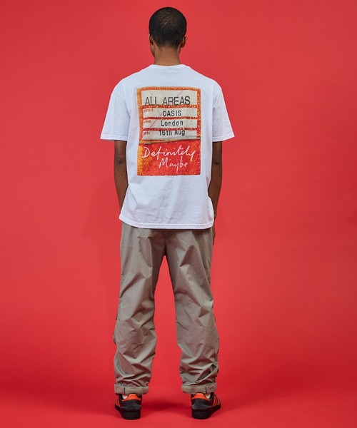 MUSIC TEE(ミュージックティー)の「OASIS “DEFINITELY MAYBE AAA PASS” - オアシス "ディフィニトリー メイビー トリプル エー パス”(Tシャツ/カットソー・メンズ・ブラック/ホワイト・X-LARGE/LARGE/MEDIUM)」の5枚目の写真
