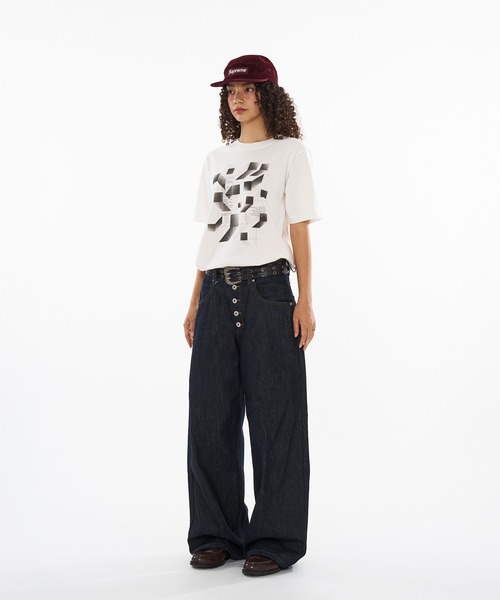 WISH FOR EVER(ウィッシュフォーエバー)の「DRAW CODE GEOMETRIC DESIGN T / ドローコードジオメトリックデザインTシャツ(Tシャツ/カットソー・メンズ・ネイビー/ブラック/オフホワイト・LARGE/SMALL/MEDIUM)」の15枚目の写真