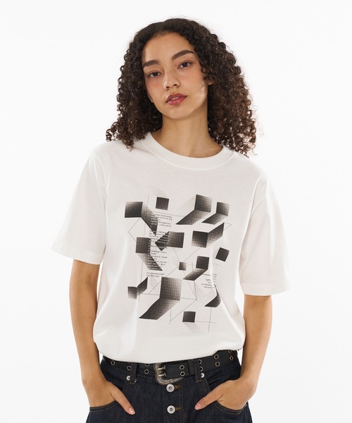 セール】DRAW CODE GEOMETRIC DESIGN T / ドローコードジオ