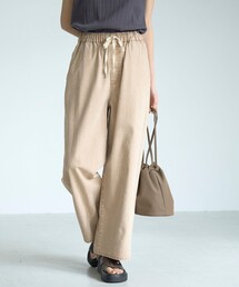 coen（コーエン）の「【新色/WEB限定カラーあり】コットンレーヨンデニムワイドパンツ（インフルエンサー紹介アイテム）（デニムパンツ）」